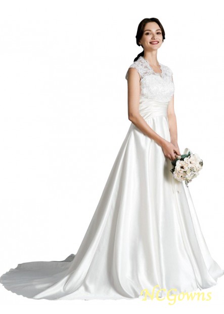 Natural Court Train Other Wedding Dresses