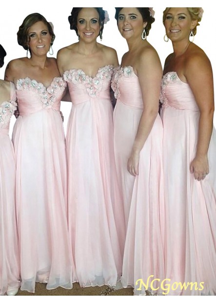 Natural Waist Sleeveless Pink Dresses