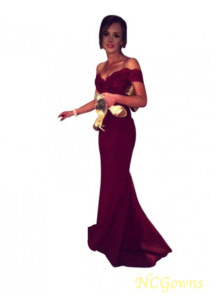 Ncgowns Sleeveless Trumpet Mermaid Other Off-The-Shoulder Evening Dresses