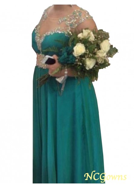 Sheer Neck Neckline A-Line Princess Sleeveless Other Prom Dresses