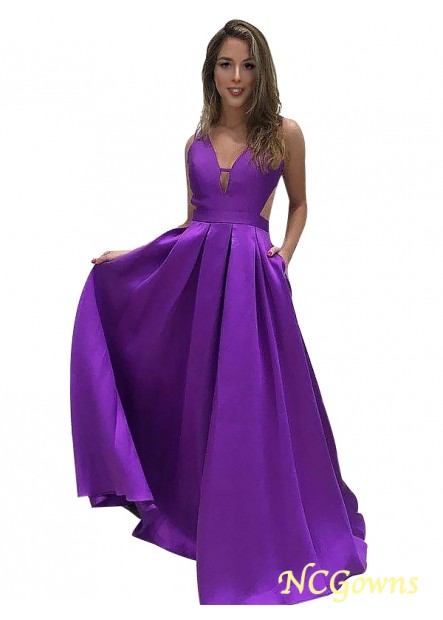 A-Line Princess Silhouette Ruffles Floor-Length Other Back Style Natural Waist 2023 Prom Dresses T801524704076