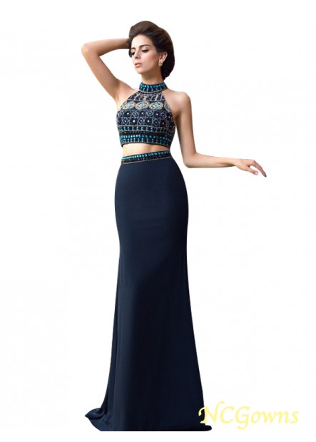 NCGowns Sexy Two Piece Long Prom Evening Dress T801524706205