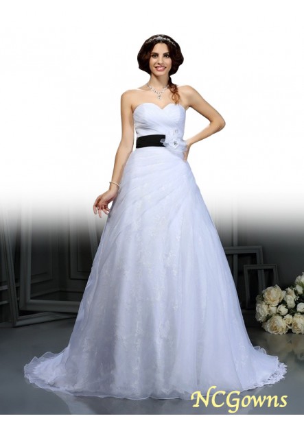 Satin Fabric Sleeveless Sash Ribbon Belt Embellishment Zipper Luxury Wedding Dresses T801524715816