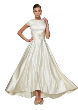 Satin Fabric Floor-Length A-Line Mother Of The Bride Dresses