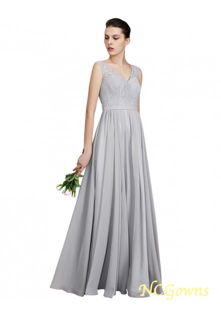 Sleeveless A-Line Princess Natural Floor-Length Bridesmaid Dresses