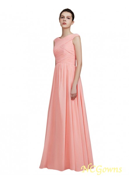 Ncgowns A-Line Princess Silhouette Zipper Natural Bridesmaid Dresses