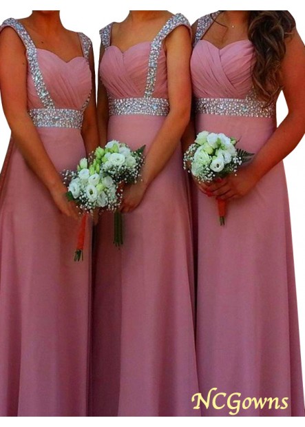 Ncgowns Sweetheart Floor-Length Hemline Train A-Line Princess Wedding Party Dresses