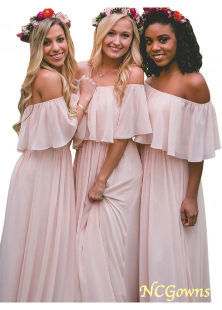 Ncgowns Other Off-The-Shoulder Natural A-Line Princess Bridesmaid Dresses