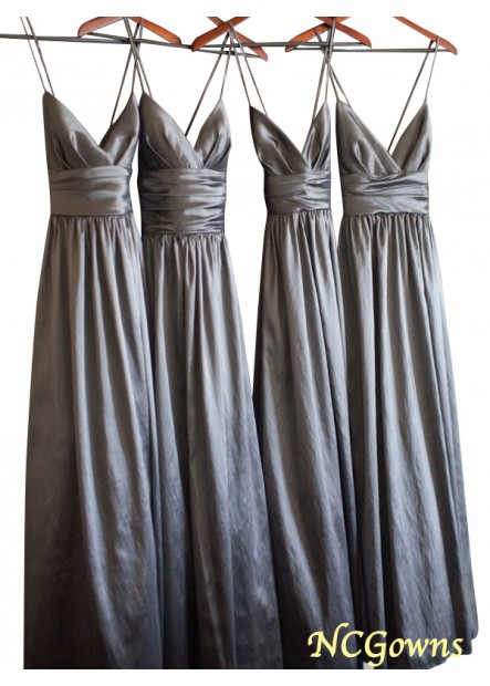 Ncgowns Spaghetti Straps Zipper Back Style Empire Waistline Bridesmaid Dresses T801524722919