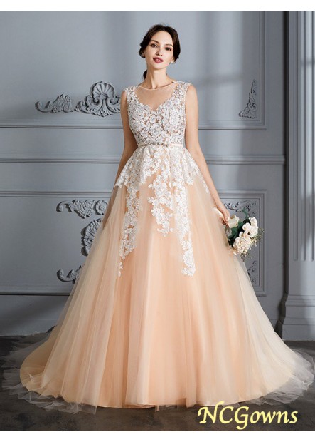 Natural Ball Gown Scoop Neckline Other 2023 Wedding Dresses