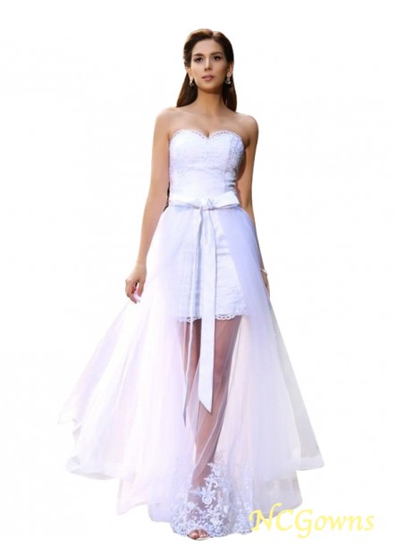 Empire Waist Applique Sleeveless Sleeve 2023 Wedding Dresses