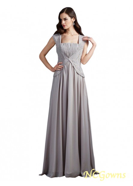 Beading Embellishment Sleeveless A-Line Princess Silhouette Long Evening Dresses