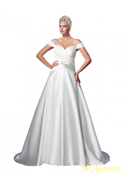 Ruched Other Natural Waist Wedding Dresses