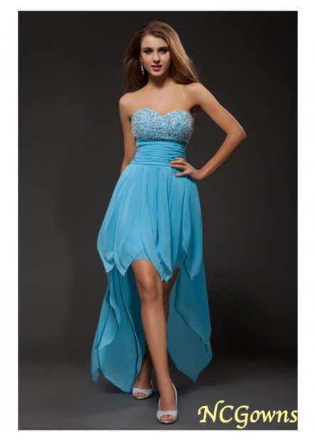 Beading Natural Sweetheart Asymmetrical Other Chiffon Fabric Special Occasion Dresses