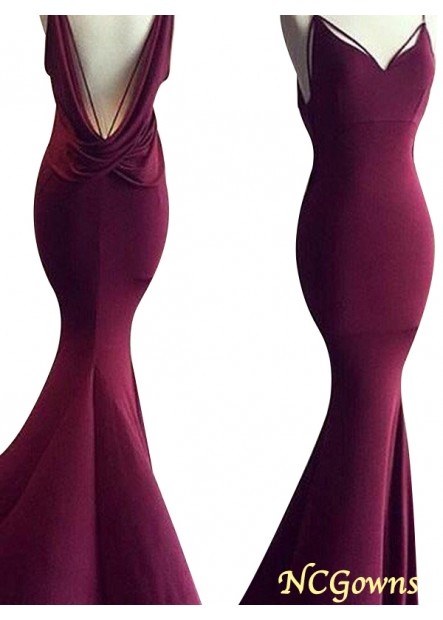 Sleeveless Sleeve Spaghetti Straps Trumpet Mermaid Other Back Style 2023 Evening Dresses