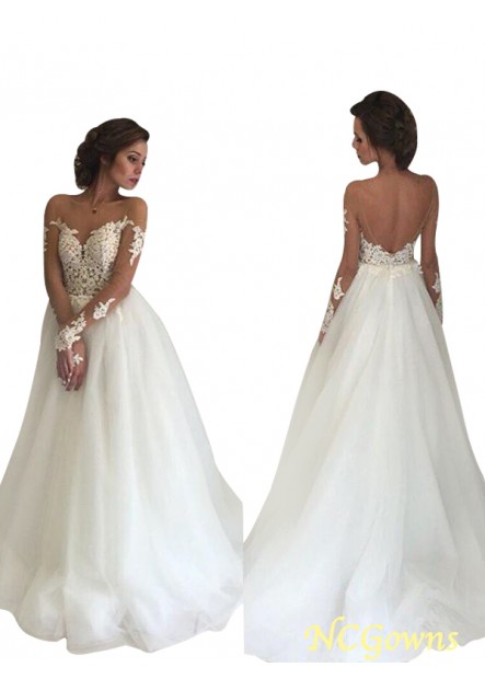 Off-The-Shoulder A-Line Princess Luxury Wedding Dresses