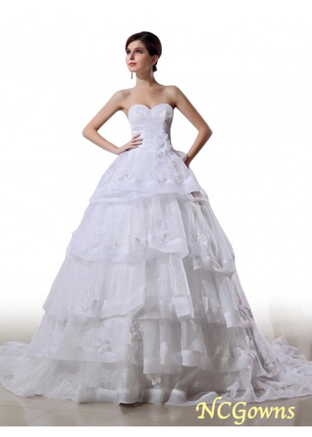 Beading Applique Sweetheart Sleeveless Wedding Dresses