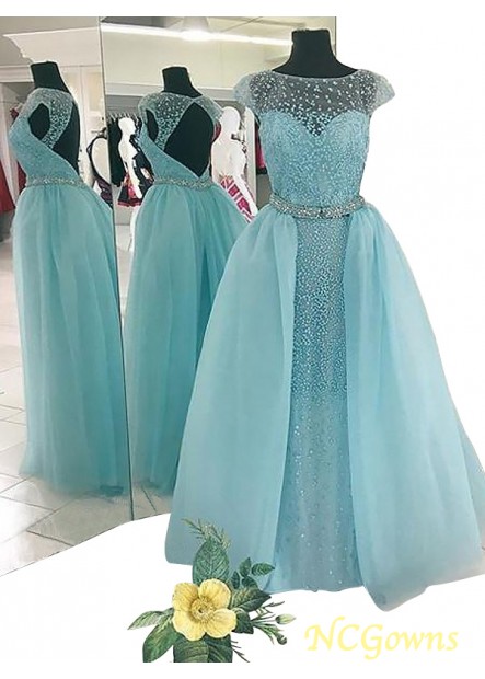 Ncgowns Ball Gown Bateau Sleeveless Natural Waist 2023 Prom Dresses