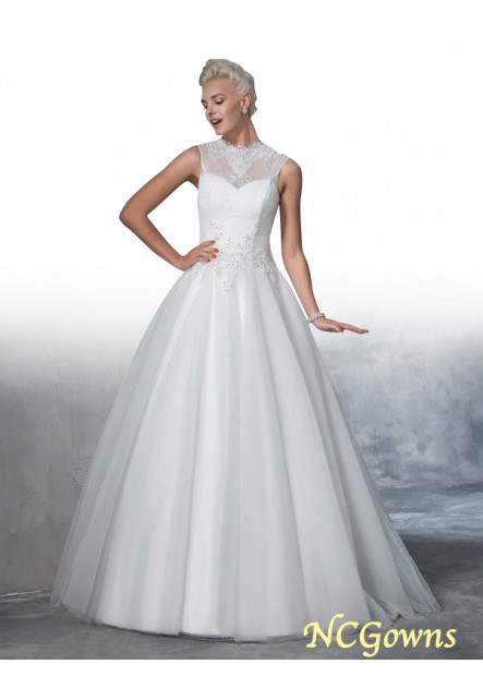 Sleeveless Sleeve Floor-Length Net Empire 2023 Wedding Dresses