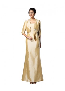 Taffeta Wedding Party Mother Dresses with Jacket