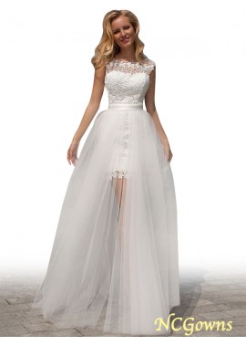 Sleeveless Sleeve Lace Floor-Length Sheath Column Wedding Dresses