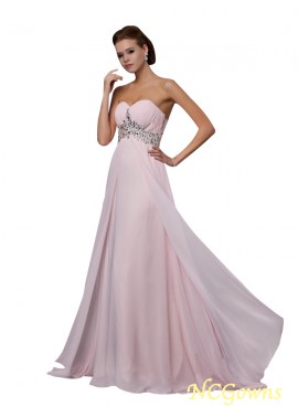 A-Line Princess Chiffon Other Back Style Sleeveless Floor-Length Hemline Train Sweetheart 2023 Prom Dresses