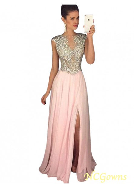 Floor-Length Sequin Embellishment Long Prom Dresses