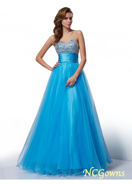 Ncgowns Empire Tulle Sweetheart A-Line Princess Evening Dresses