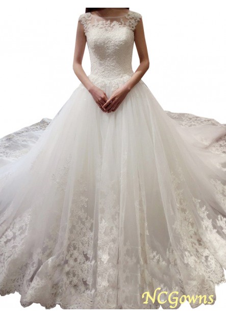 Sleeveless Sleeve Applique Embellishment Bateau Natural Waist 2022 Wedding Dresses