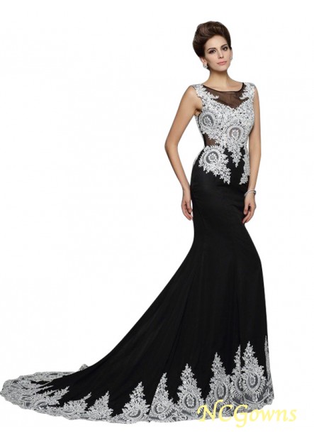 Trumpet Mermaid Chiffon Lace Other Back Style Empire Chapel Train Formal Dresses