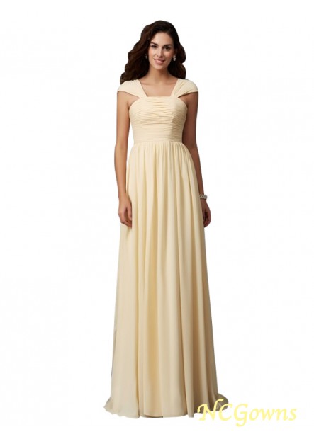 Straps Chiffon Empire A-Line Princess Silhouette Bridesmaid Dresses T801524722126