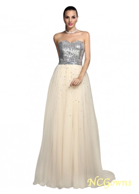 Sweetheart Floor-Length Zipper Beading Embellishment 2023 Prom Dresses