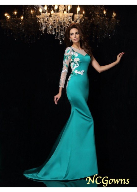 Natural Sleeveless Sleeve Beading Trumpet Mermaid Silhouette 2023 Evening Dresses