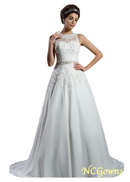 A-Line Princess Satin Fabric Other Chapel Train Luxury Wedding Dresses