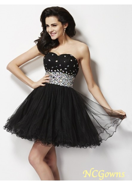 Lace Up Sleeveless Sleeve A-Line Princess Beading Sequin Embellishment Special Occasion Dresses