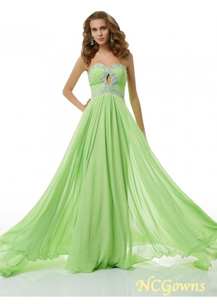 Natural Sweetheart Chiffon Zipper A-Line Princess Silhouette Sleeveless Sleeve 2023 Prom Dresses