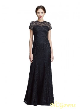 Ncgowns Natural Waist Lace Short Sleeves Floor-Length Other Lace Mother Of The Bride Dresses