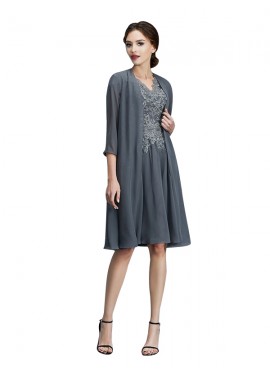 Sleeveless Sleeve Knee-Length Natural Short Dresses