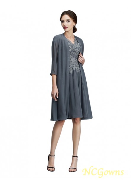 Sleeveless Sleeve Knee-Length Natural Short Dresses