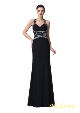 Sheath Column Sleeveless Long Prom Dresses T801524708406