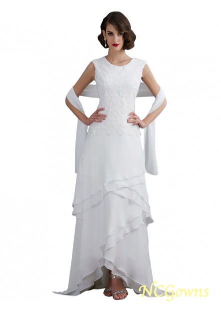 Chiffon White Mother Special Occasion Dresses