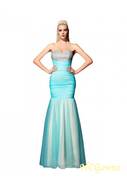 Ncgowns Sequin Floor-Length Net Evening Dresses