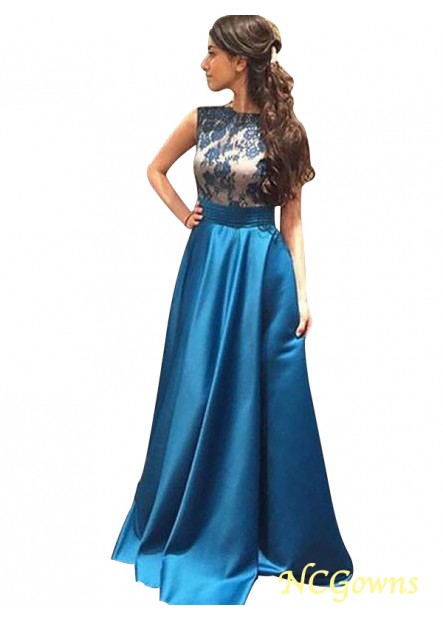 Ncgowns A-Line Princess Bateau Neckline Other Back Style Floor-Length 2023 Evening Dresses