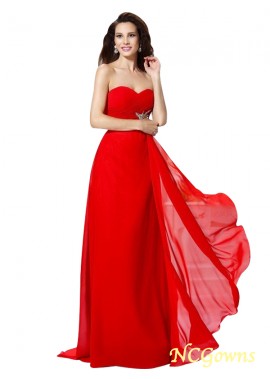 Sleeveless Chiffon Floor-Length Beading Embellishment 2023 Prom Dresses