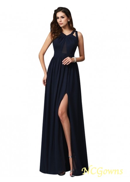 Sleeveless A-Line Princess Other Other Chiffon Long Prom Dresses