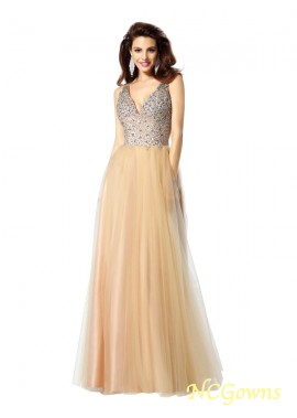 Sleeveless Sleeve V-Neck Neckline Ball Gown Natural Beading Sequin Backless Back Style Special Occasion Dresses
