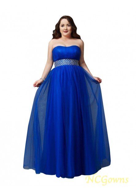 Sleeveless Empire Rhinestone Embellishment Strapless Neckline A-Line Princess Silhouette 2023 Prom Dresses