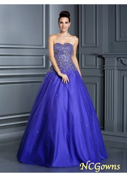 Sweetheart Ball Gown Beading 2023 Formal Dresses