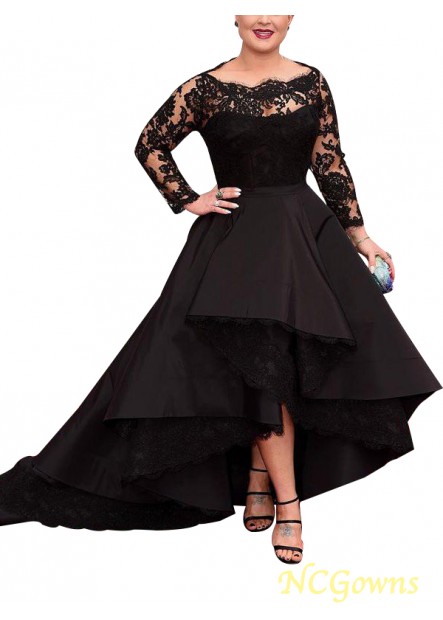 Ncgowns A-Line Princess Silhouette Natural Lace Plus Size Formal Dresses