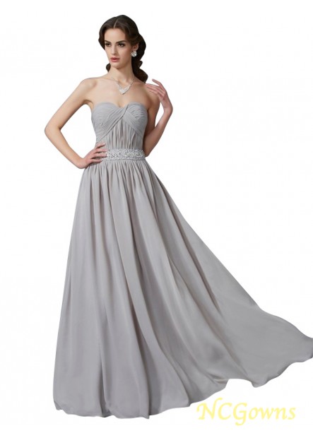 Floor-Length Chiffon Beading Embellishment 2023 Prom Dresses